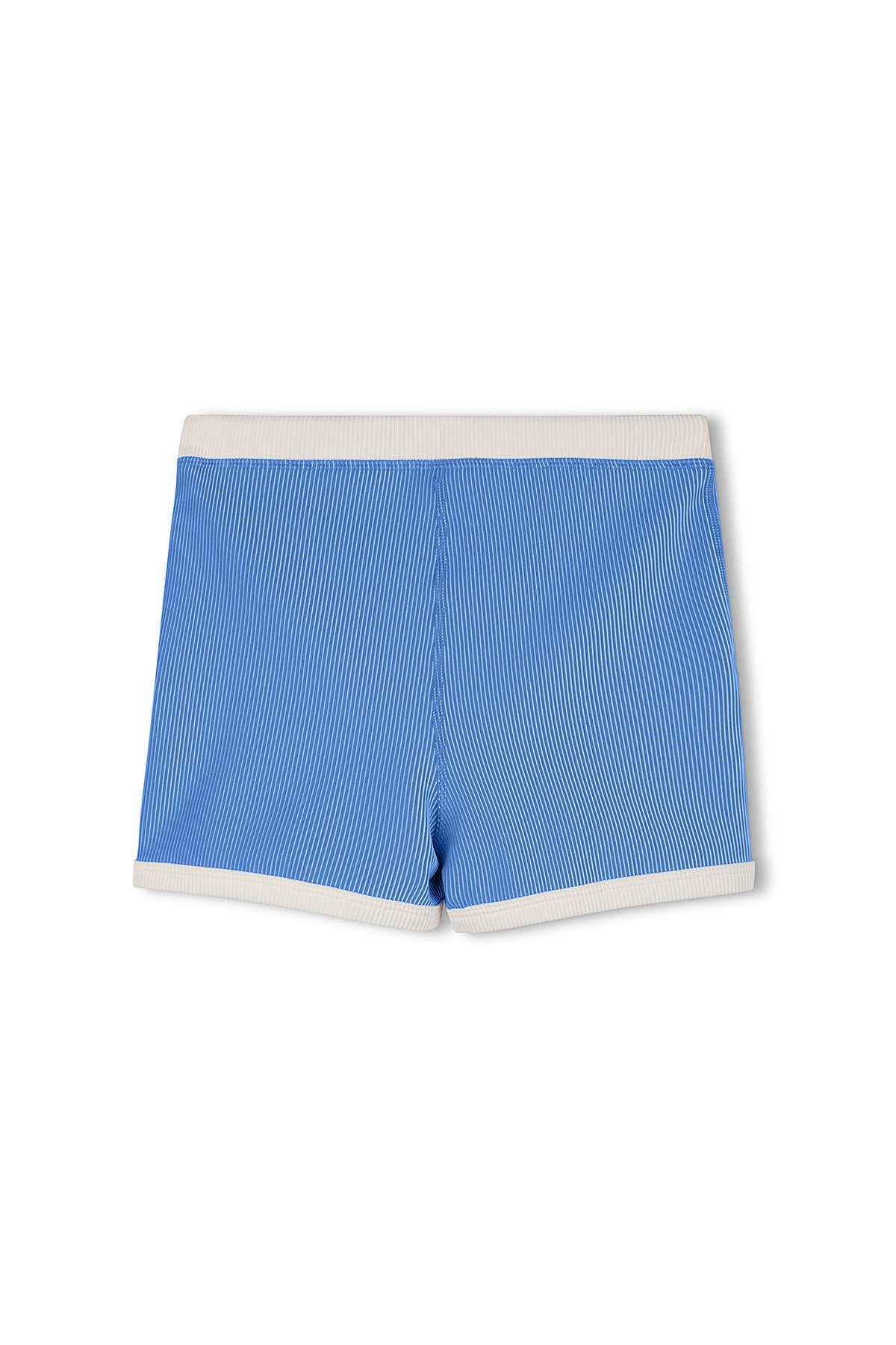 Mini Stripe Rib Surf Short - Sky Blue