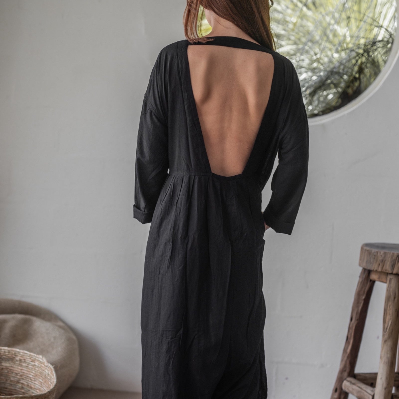 LUNE BLOOMER JUMPSUIT BLACK Beije Store