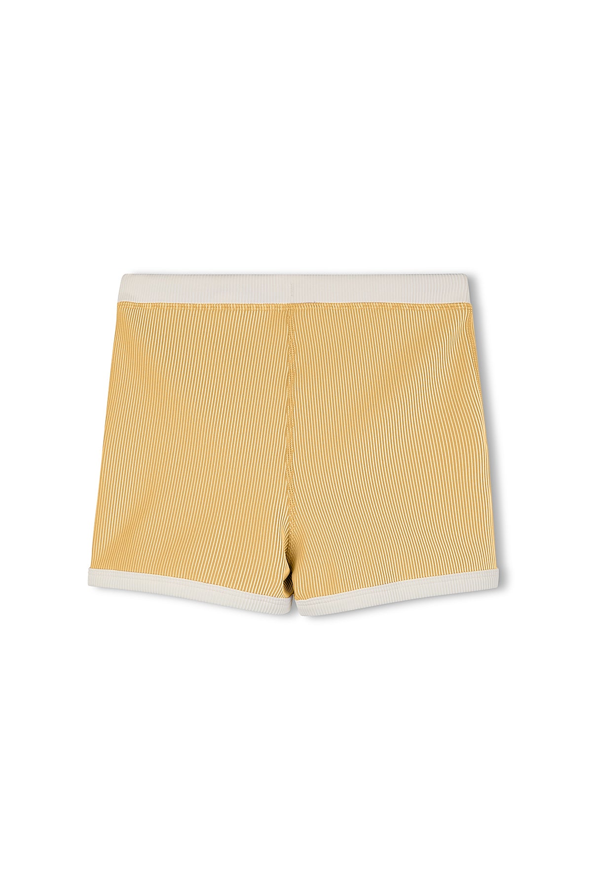Mini Stripe Rib Surf Short - Marigold