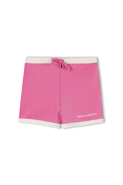 Mini Stripe Rib Surf Short