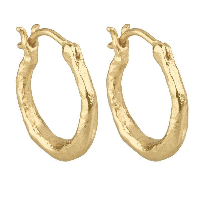 ADELE HOOP EARRINGS 18k gold plated