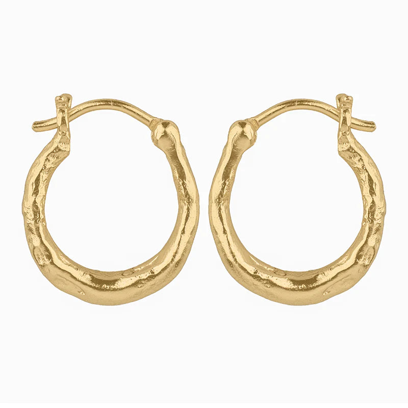 ADELE HOOP EARRINGS 18k gold plated