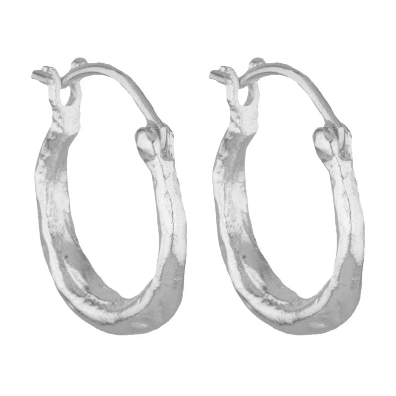 ADELE HOOP EARRINGS STERLING SILVER