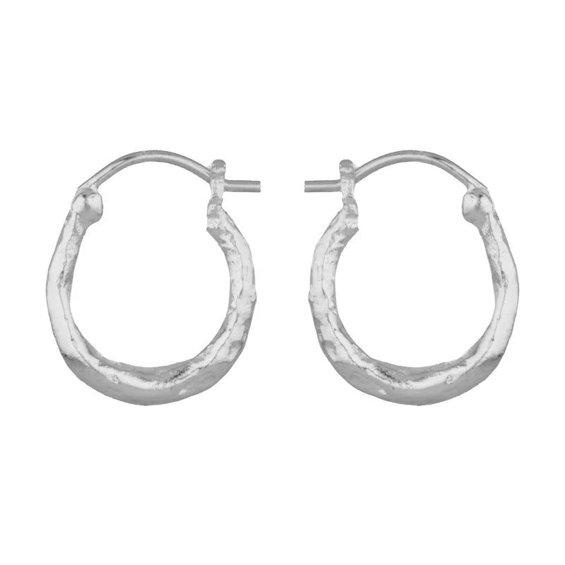 ADELE HOOP EARRINGS STERLING SILVER