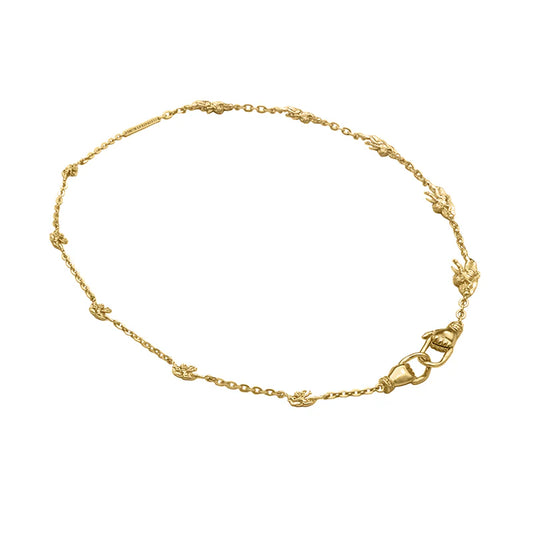 BOTTICINI NECKLACE 18k GOLD PLATED