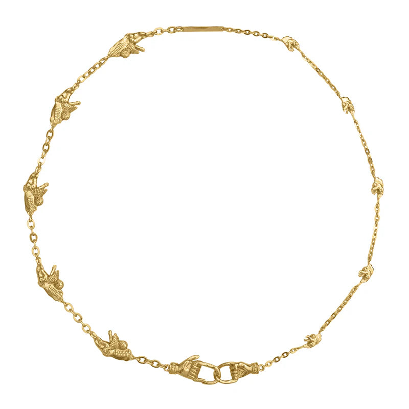 BOTTICINI NECKLACE 18k GOLD PLATED