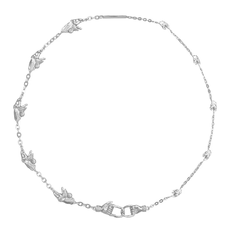 BOTTICINI NECKLACE STERLING SILVER