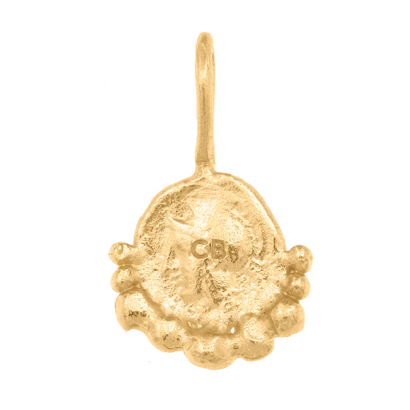 GORGONEION PROTECTION PENDANT 18k GOLD PLATED