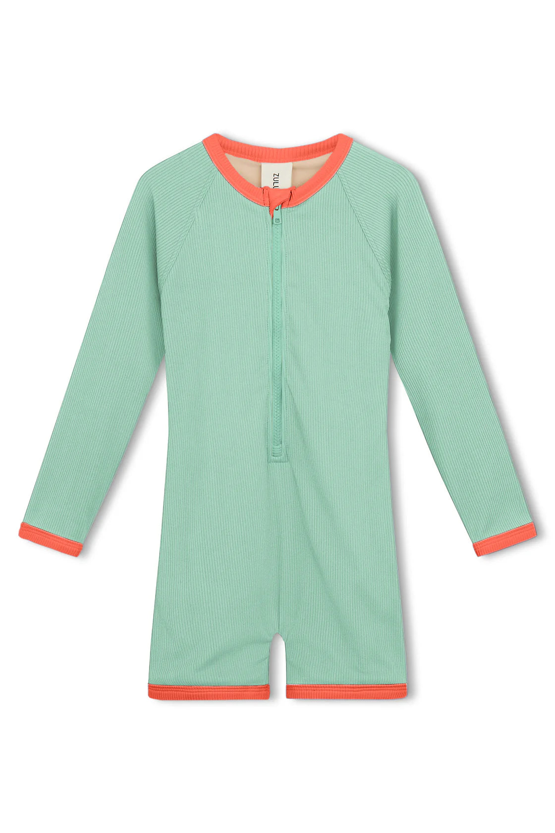 MINI RIB SURF SUIT - TURQUOISE