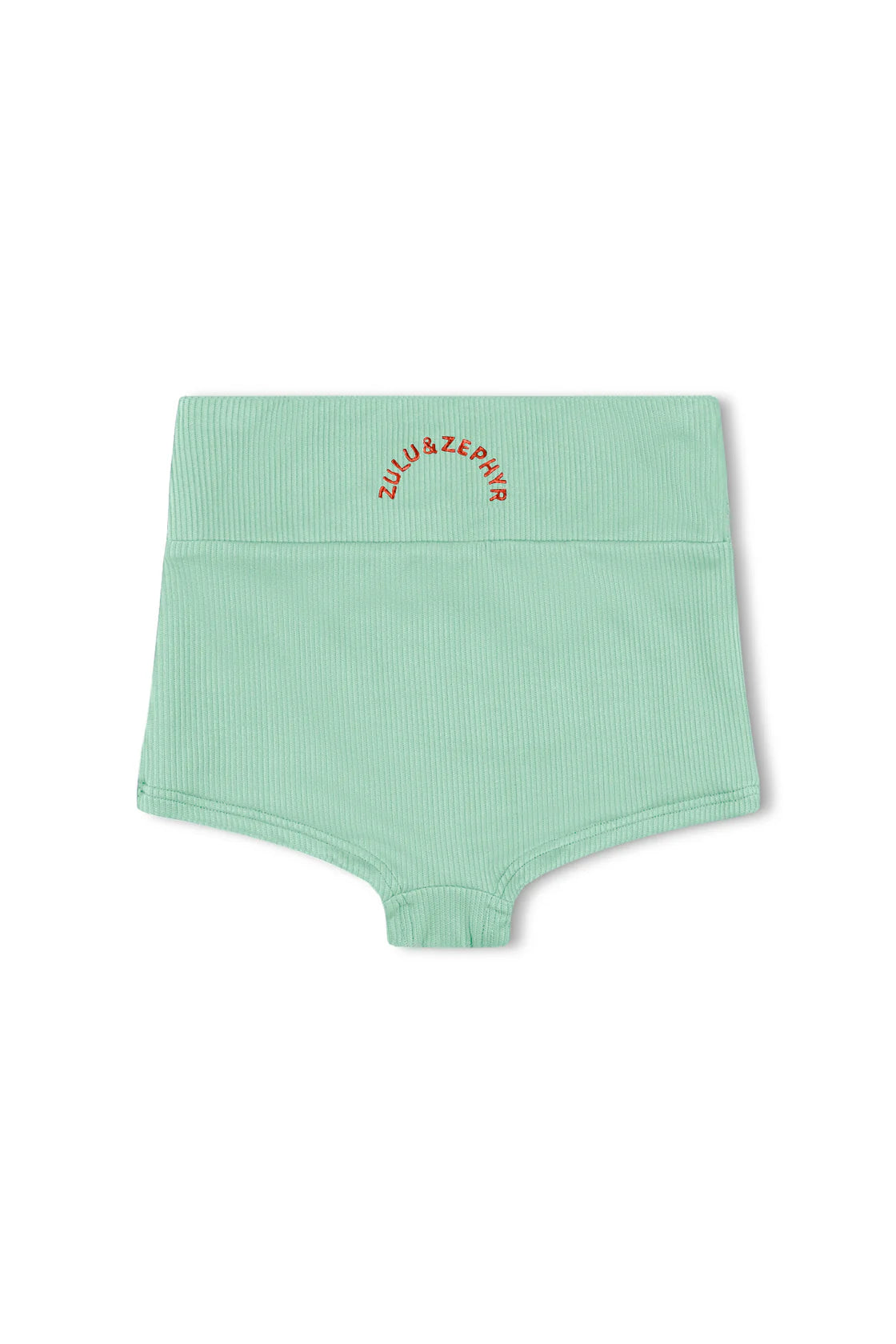 MINI RIB BOY SHORT - TURQUOISE