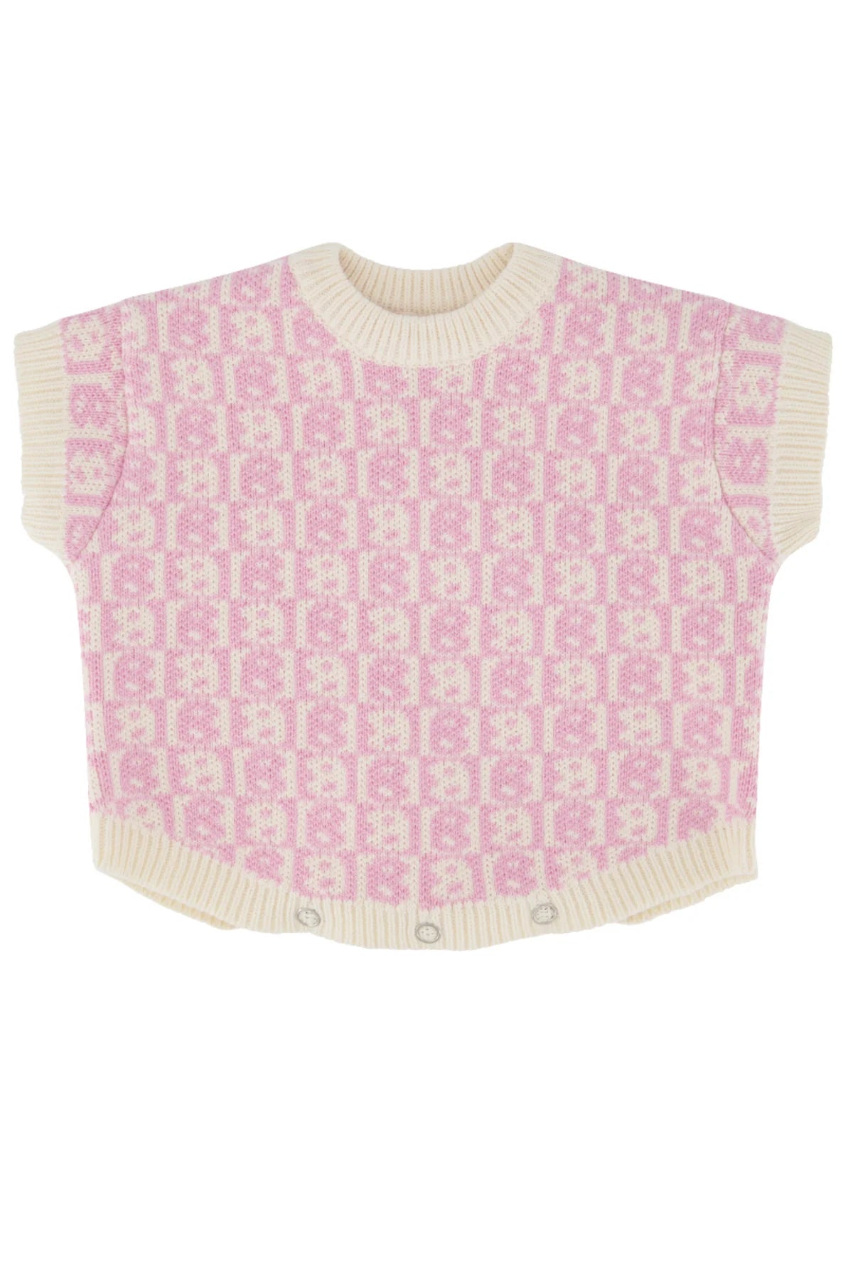 BB knit romper - Pink