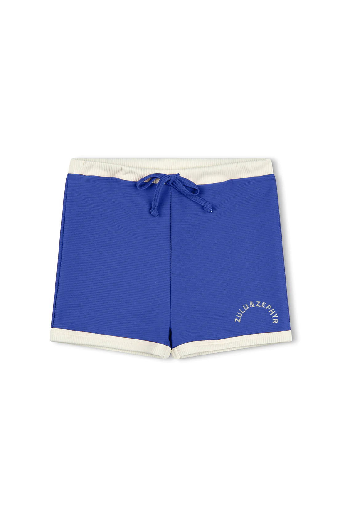 MINI RIB LOGO SURF SHORT - DEEP BLUE