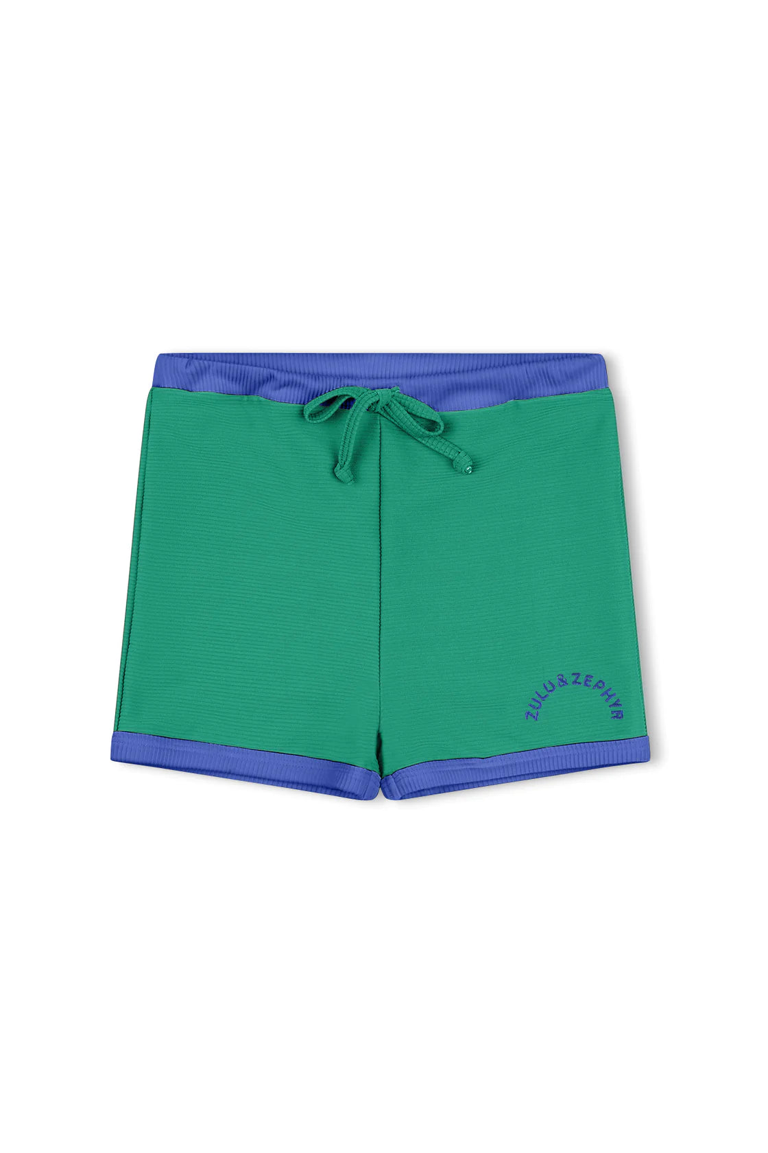 MINI RIB LOGO SURF SHORT - EMERALD