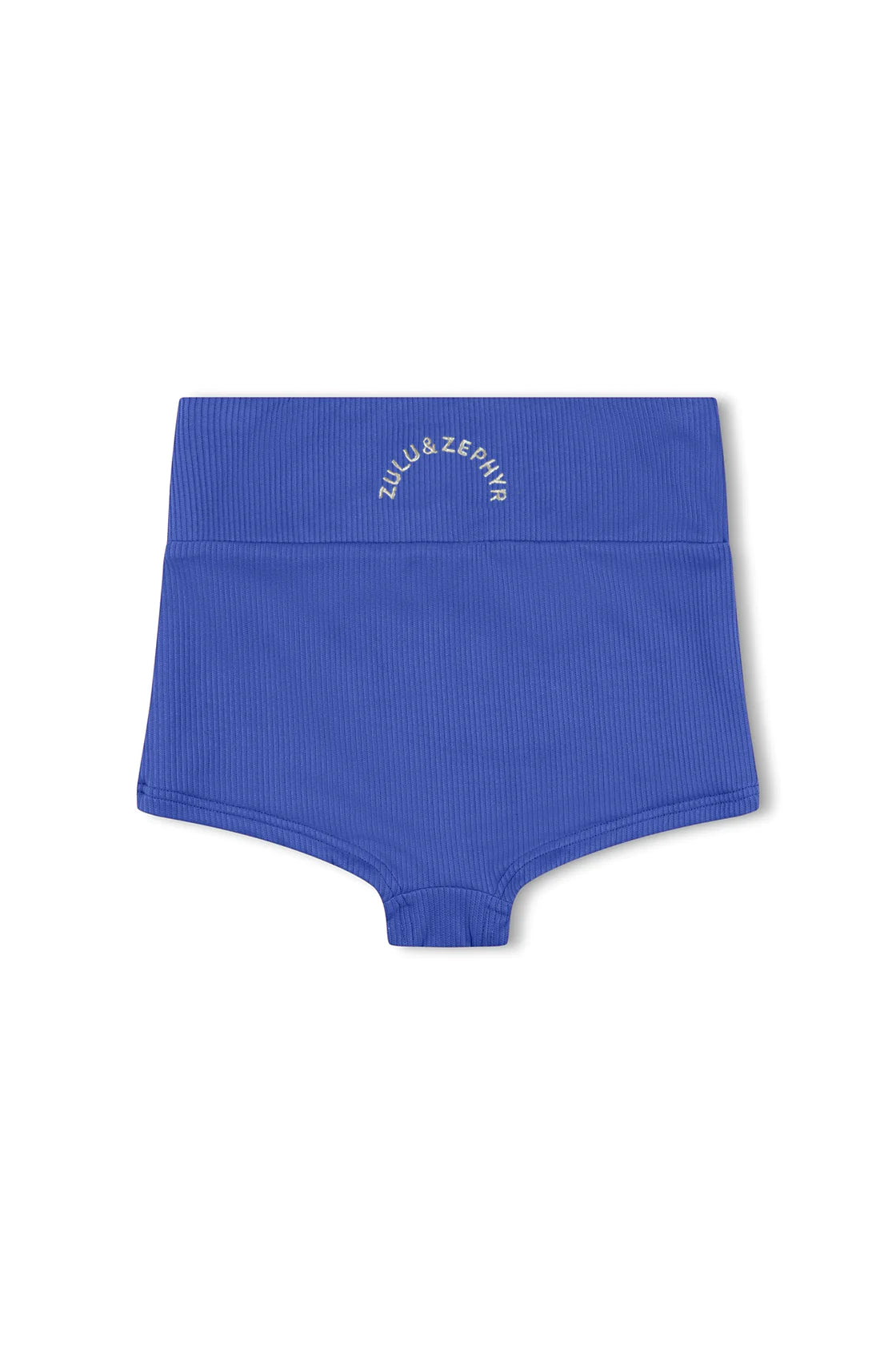 MINI RIB LOGO BOY SHORT - DEEP BLUE