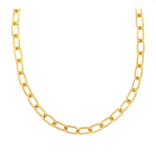 Handmade Cable Chain 18K Gold Plated
