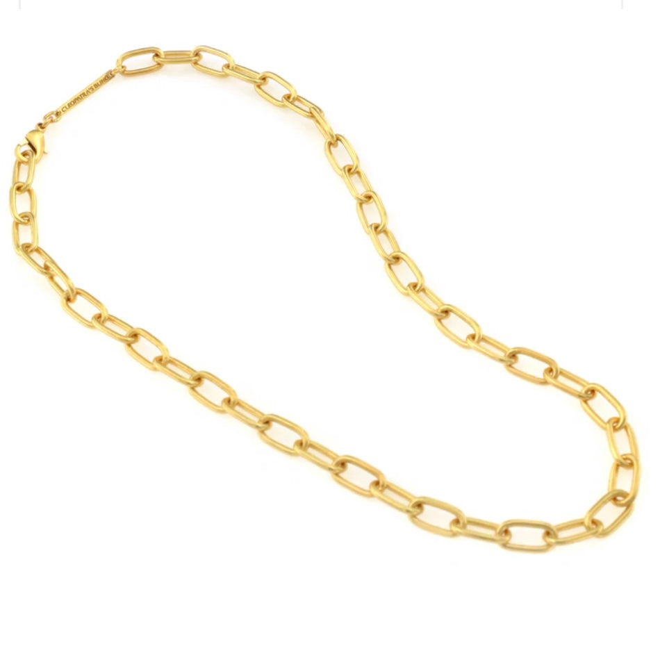 Handmade Cable Chain 18K Gold Plated