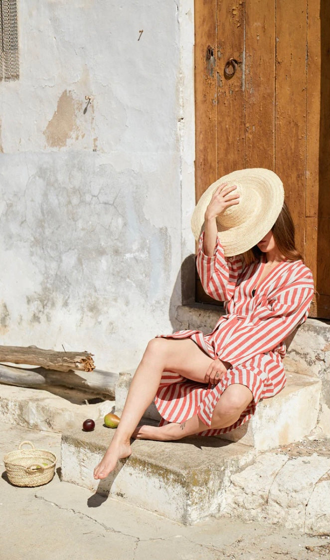 Striped Red Robe