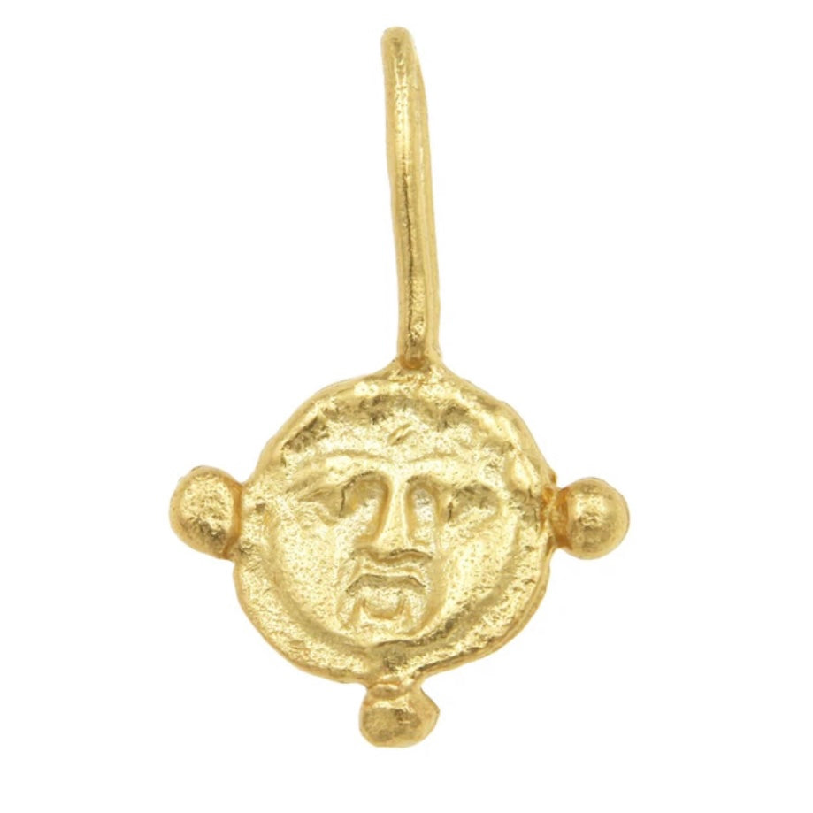 Gorgoneion Amulet Pendant 18K Gold Plated
