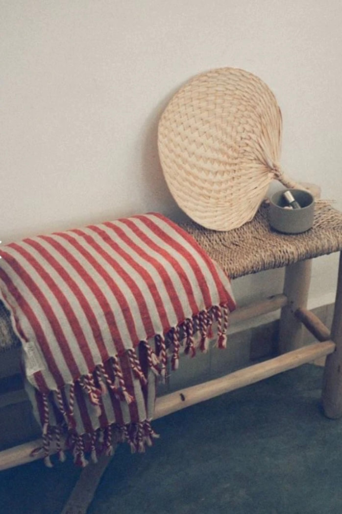 Striped Red Towel