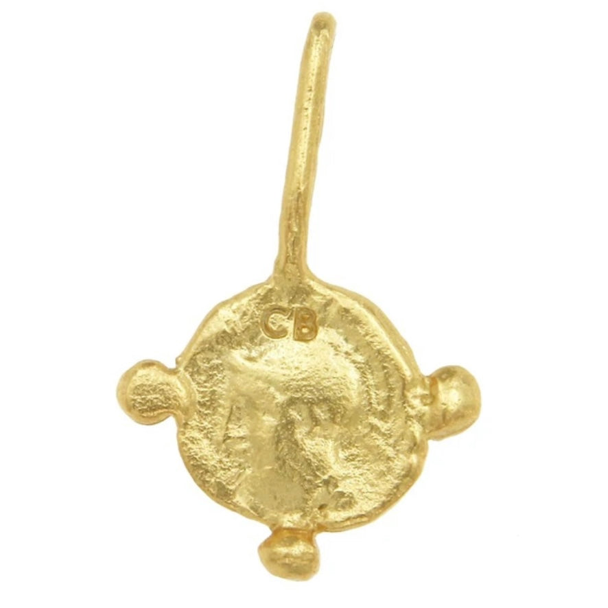 Gorgoneion Amulet Pendant 18K Gold Plated