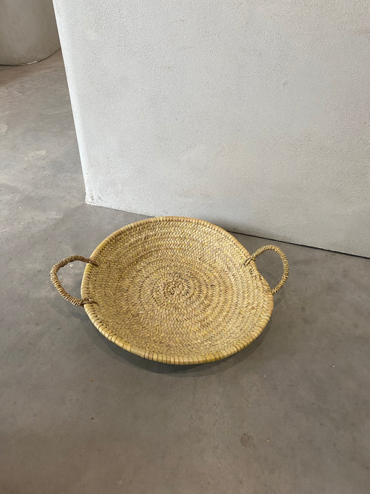Woven Plate With Handles